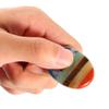 1pcs Natural Worry Stone Thumb Massage Gemstones Crystals 7 Chakra Treatment Spiritual Therapy Minerales 30x40mm-gold sandstone_40x30x8mm view 3