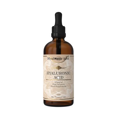 Hyaluronic Acid Liquid 100ml | High-Strength, Fast-Absorbing Formula for Radiant Skin & Joint Support | 2 Months Supply | Vegan | Food Supplement | by Sky Premium Life