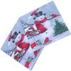 100pcs Christmas Theme Decorative Paper Napkins Party Napkins Cocktail Napkins Beverage Napkins Lunch Napkins for Birthday Parties, Celebrations and Special Occasions - Snowman view 3