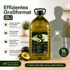 Casalbert Avocado Oil 5L Healthy Cooking & Frying Oil for High Temperature & Fresh Salads, Natural, Rich in Nutrients Made in Spain view 2