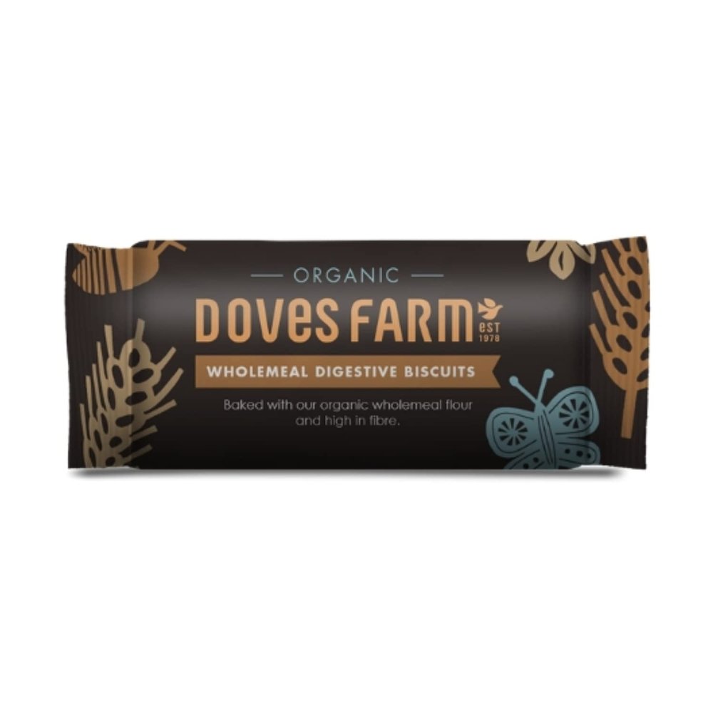 Dove Farm Organic Wholemeal Digestive Biscuits 200g, 1 Pack