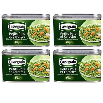 Cassegrain Peas & Carrots 400g x 4 Tins