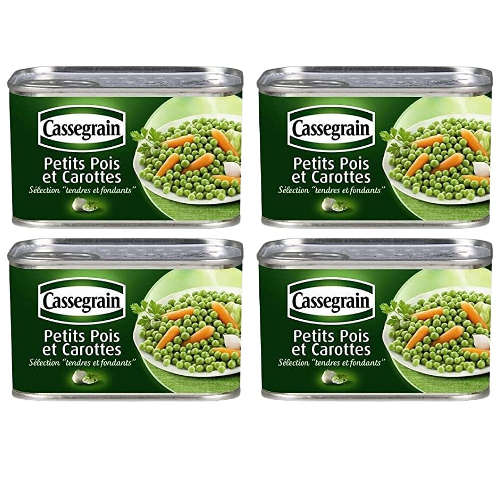 Cassegrain Peas & Carrots 400g x 4 Tins