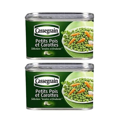 Cassegrain Peas & Carrots 400g x 2 Tins