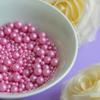 Sprinkles & Toppers Ltd Pink Shimmer Pearls Mix Sprinkles Cupcake / Cake Decorations 100g view 4