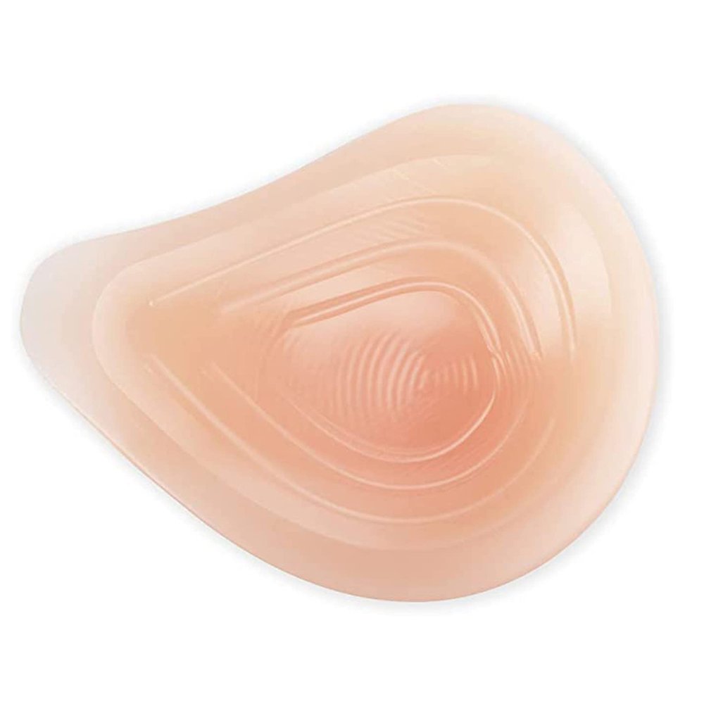 DFGGE One Piece Side Self-Adhesive Silicone Breast Forms for Transgender Crossdresser Fake Boobs Women Mastectomy Prosthesis Concave Bra Pad Chest Improvement,Right Side Only,CupF :600g