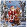 Fairytale Christmas Tissue Paper Napkins 33cm x 33cm Serviettes - Pack of 20 (SantaS Gifts) view 1