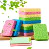 12-Count Kitchen Sponges- Compressed Cellulose Cleaning Sponges Non-Scratch Natural Sponge for Kitchen Bathroom Cars, Funny Cut-Outs DIY (Multi-rectangle) view 1