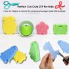 12-Count Kitchen Sponges- Compressed Cellulose Cleaning Sponges Non-Scratch Natural Sponge for Kitchen Bathroom Cars, Funny Cut-Outs DIY (Multi-rectangle) view 4