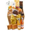 Fruit, Nut and Cookie Gift Basket - Premium Fresh Fruit Hamper with Juices, Smoked Almonds, Cookies, Muffins - Luxury Snack Gift Basket for Special Occasions, from Regency Hampers view 1