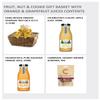 Fruit, Nut and Cookie Gift Basket - Premium Fresh Fruit Hamper with Juices, Smoked Almonds, Cookies, Muffins - Luxury Snack Gift Basket for Special Occasions, from Regency Hampers view 3