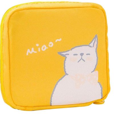 1pc Women Napkin Towel Cosmetic Bags Tampon Storage Bag Sanitary Pad Pouch Organizer Ladies Makeup Bag Tampon Holder Organizer