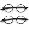 2 Pack Reading Glasses 4.0 3.75 3.5 3.25 3 2.75 2.5 Women Small Circle Frame Clear Lens Flexible Vintage Round Eyeglasses Reader Glasses For Men (2 Pack (Light black+ Light black), 3.00) view 1