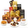 Luxury Tea & Biscuits Gift Set - Afternoon Tea Hamper with Dark Chocolate Ginger Biscuits, Strawberry Preserve, Fruit Cake - Luxury Coffee Gifts, from Regency Hampers view 1