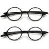 2 Pack Reading Glasses 4.0 3.75 3.5 3.25 3 2.75 2.5 Women Small Circle Frame Clear Lens Flexible Vintage Round Eyeglasses Reader Glasses For Men (2 Pack (Light black+ Light black), 3.25) view 1