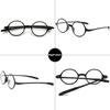 2 Pack Reading Glasses 4.0 3.75 3.5 3.25 3 2.75 2.5 Women Small Circle Frame Clear Lens Flexible Vintage Round Eyeglasses Reader Glasses For Men (2 Pack (Light black+ Light black), 3.25) view 4