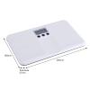 Digital Bathroom Scale, LCD Digital Electronic/Tare Function Low Battery/Lock Alarm Baby Pet Body Weighting Scale 10.4 * 6.3 * 1.1in view 2