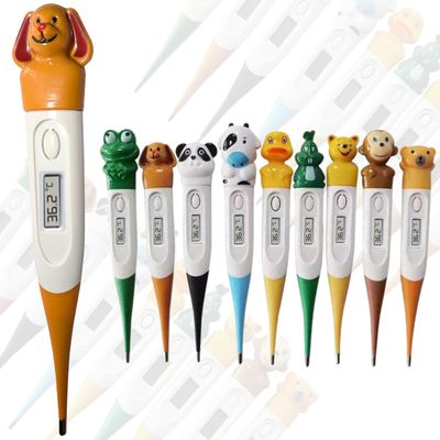 TradeProvider Digital Thermometers for Babies, Kids & Adults - Cute Cartoon Animal Designs (1 Thermometer per order)