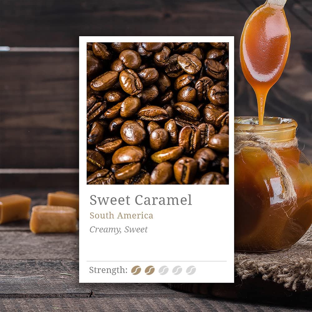 Fuji - Flavoured Coffee - Sweet Caramel - Whole Bean - 250g (15 Cups)