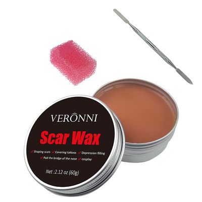 Scar Wax Kit, Halloween Makeup kit Face Body Paint Skin Wax Scar, Special Effects Stage Makeup Wax Fake Wound, Repair Cover Scar Wax Cosmetic