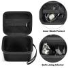 ANKHOH Case Compatible with Skull Shaver Electric Pitbull Pro Razor, Hard Travel Rotary Men Head Shavers Beard Trimmer Storage Bag with Zipper Mesh Pocket for Mustache Grooming Kit,Black-Only Box view 2