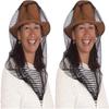 ALCIONO (Set of 2) Mosquito Head Net, Carry Bag, Face Mesh-Head Protecting Net for Outdoors, Walking with UV Protection and Fly Insects Bugs Preventing Midges Gnats, Carry Bag, Chemical Free view 1