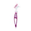 Purple Double Bristle Head Denture Brush Denture Cleaning Brush Portable Cleaning Brush False Teeth Brushes view 1