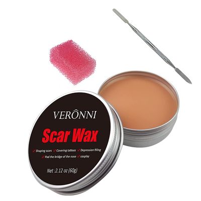 Scar Wax Kit, Halloween Makeup kit Face Body Paint Skin Wax Scar, Special Effects Stage Makeup Wax Fake Wound, Repair Cover Scar Wax Cosmetic