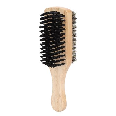 DoubleSided Beard Brush, Men's Mustache Brush Beard Care Tools Reduces Itching for Mustache Cleaning for Birthday Gifts