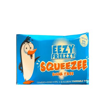 Ice Lollies Sugar Free Freeze Pops - Bulk Box - 20 x 10 x 50ml - Eezy Freezzy - Gluten Free, Suitable For Vegans/Vegetarians - 200 Total Ice Pops