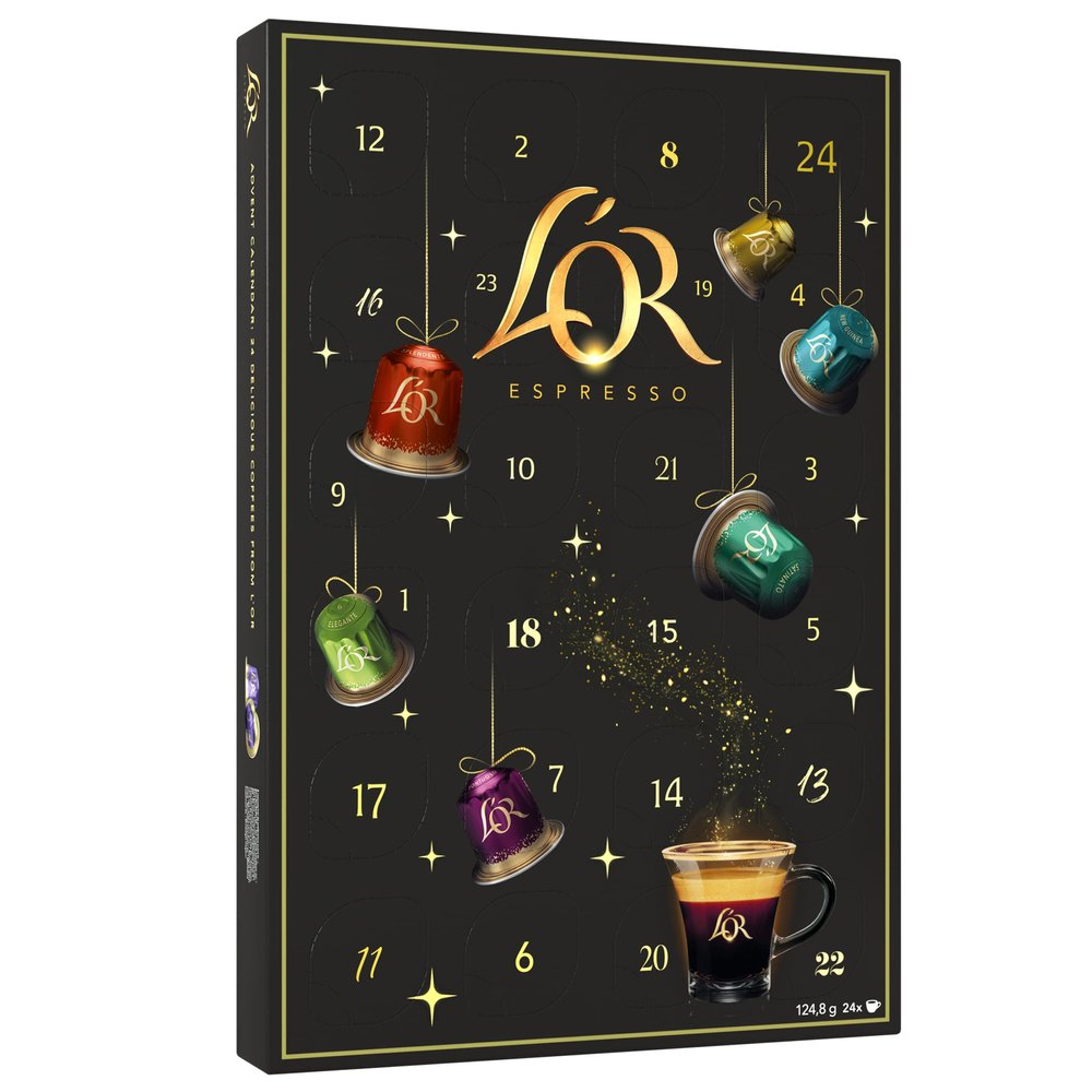 LOR Coffee Pod Advent Calendar (24 Nespresso* Compatible Coffee Capsules)