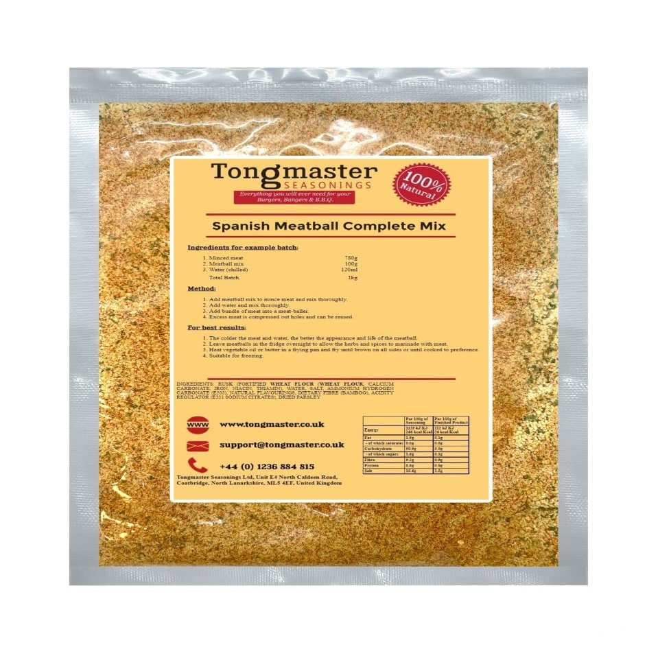 Spanish Meatball Complete Mix - 100g (makes a 1kg batch)