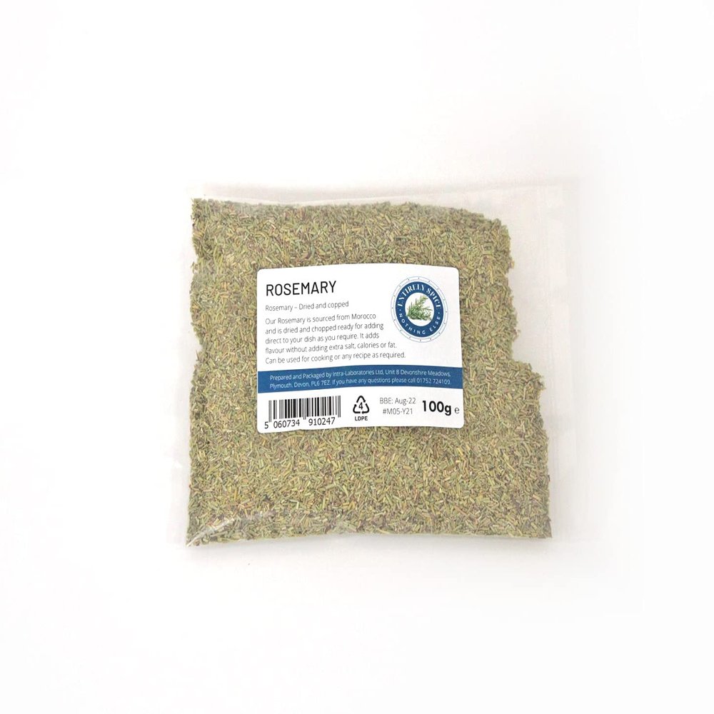 Chopped Dried Rosemary 100g - Selected Premium Food Grade