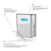 D-Oasis Automated Dental Floss Sticks - Pack of 88 With Portable Dispenser - Eco-Friendly, Thin, Shred-Resistant Picks - Eliminates Oral Plaque & Decay - Food-Grade Tooth Floss view 2