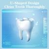 All Rounded Children U Shape Toothbrush, 360 Oral Tooth Cleaning Toothbrush for Childrens Ages 6 to 12 Years Old (Blue, 2~6 Years Old) view 2