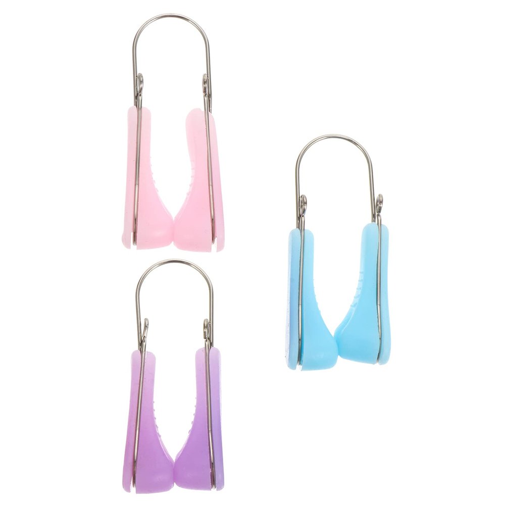 minkissy 3pcs Nose Clip Nose Beauty up Clip Nose Corrector Clip Tool Nose Shaper Lifter Clips Nose Slimming Clip Nose Slimming Device Silica Gel Miss Nose Pads Painless