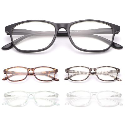 5 Pack Reading Glasses Blue Light Blocking Comfort Spring Hinge Readers for Men and Women Anti Glare UV Filter Lightweight Eyeglasses, Assorted Colors, 5 Pairs Unisex Fashion Presbyopic Eyewear 3.5