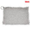 VALINK Steel Wool Scrubber, Stainless Steel Cast Iron Cleaner Scrubber for All Types of Skillet Griddles Cast Iron Pans Grills Dutch Ovens view 2