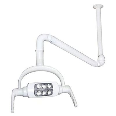Dental Oral Light Lamp Operating Exam Lamp 6 LED Lens Ceiling-Mounted with Arm
