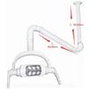 Dental Oral Light Lamp Operating Exam Lamp 6 LED Lens Ceiling-Mounted with Arm view 4