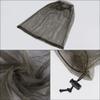 2 Pcs Midge Head Net with Storage Bag Face Net Mesh Nylon Mosquito Head Net for Outdoor Hiking Camping Climbing Fishing and Walking view 3