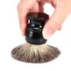 Shaving Brush Portable Hair Shaving Brush Resin Base Shave Brush Shave Brush Beard Brush Hair Shave Brush for Shaving Foam view 2