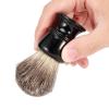 Shaving Brush Portable Hair Shaving Brush Resin Base Shave Brush Shave Brush Beard Brush Hair Shave Brush for Shaving Foam view 3