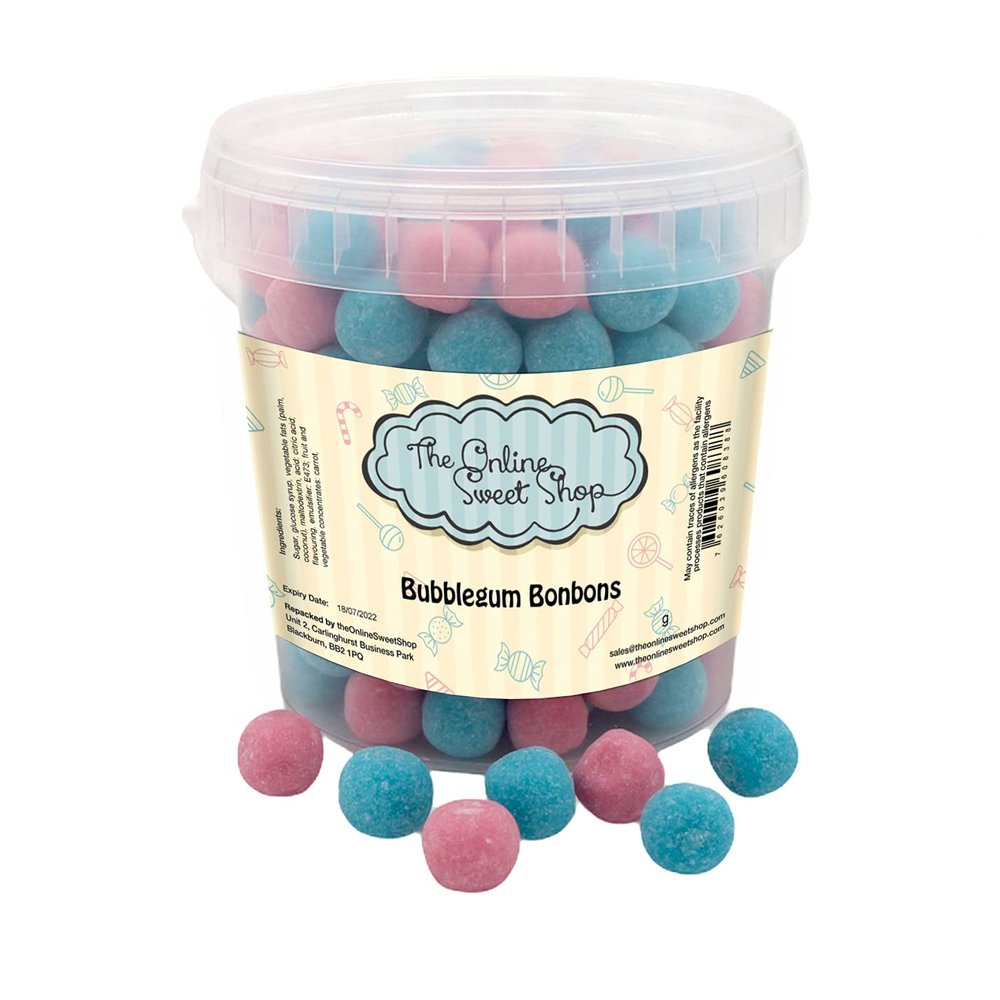 Bubblegum Bonbons Sweets Bucket Bon Bons Sweets