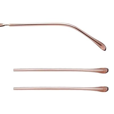 2 Pairs Eyeglasses Temple Tips Long Ear Pad Tubes Eyewear Replacement Tips #03