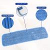 Replacement Washable Microfiber Absorbing Pads - Compatible with E-Cloth Deep Clean Mop, Wet & Dry Cleaning Cloth Refills for All Hard-Floor (Blue)6Pack view 2