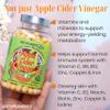 2 Bottles (240 Capsules) Raw Unfiltered Apple Cider Vinegar with The Mother, Turmeric 1400mg, Ginger, Black, Cayenne Pepper, Bio Cultures. 2775mg/serving. Metabolism Vitamins & Minerals Complex. (2) view 3