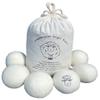UKIYO 6 XXL Eco Dryer Balls 8 cm 100% New Zealand Sheep's Wool Mulesing- Natural Fabric Softener view 1