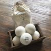 UKIYO 6 XXL Eco Dryer Balls 8 cm 100% New Zealand Sheep's Wool Mulesing- Natural Fabric Softener view 2