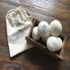 UKIYO 6 XXL Eco Dryer Balls 8 cm 100% New Zealand Sheep's Wool Mulesing- Natural Fabric Softener view 4